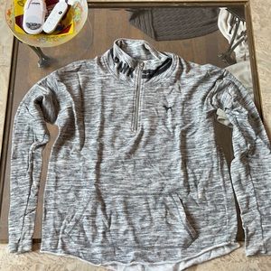 PINK 1/4 zip sweatshirt